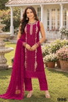 Flora By Mrudangi Premium Georgette Kurti With Bottom Dupatta